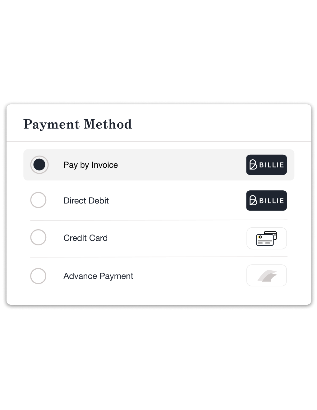 EN MOBILE Payment Method