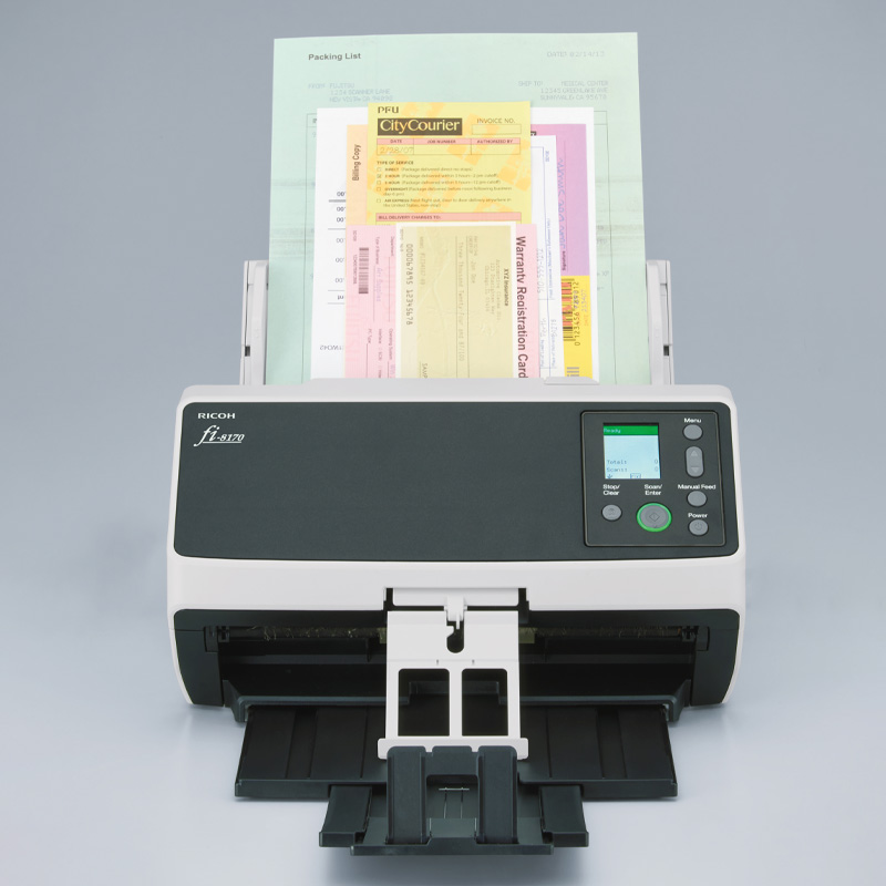 Fujitsu Fi-8170 Document Scanner High Speed Scanner, LAN Connectivity Good Capacity Daily Volume 10 000 Sheets - View #8