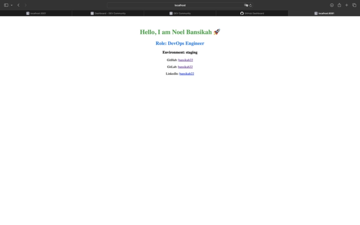 staging access to app minikube