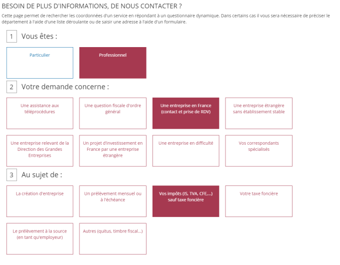 Trouver Mon Service Des Impots Des Entreprises Sie Shine