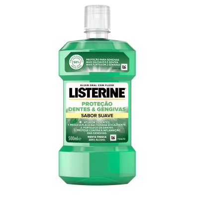 LISTERINE® Proteção Dentes & Gengivas | Sabor Suave