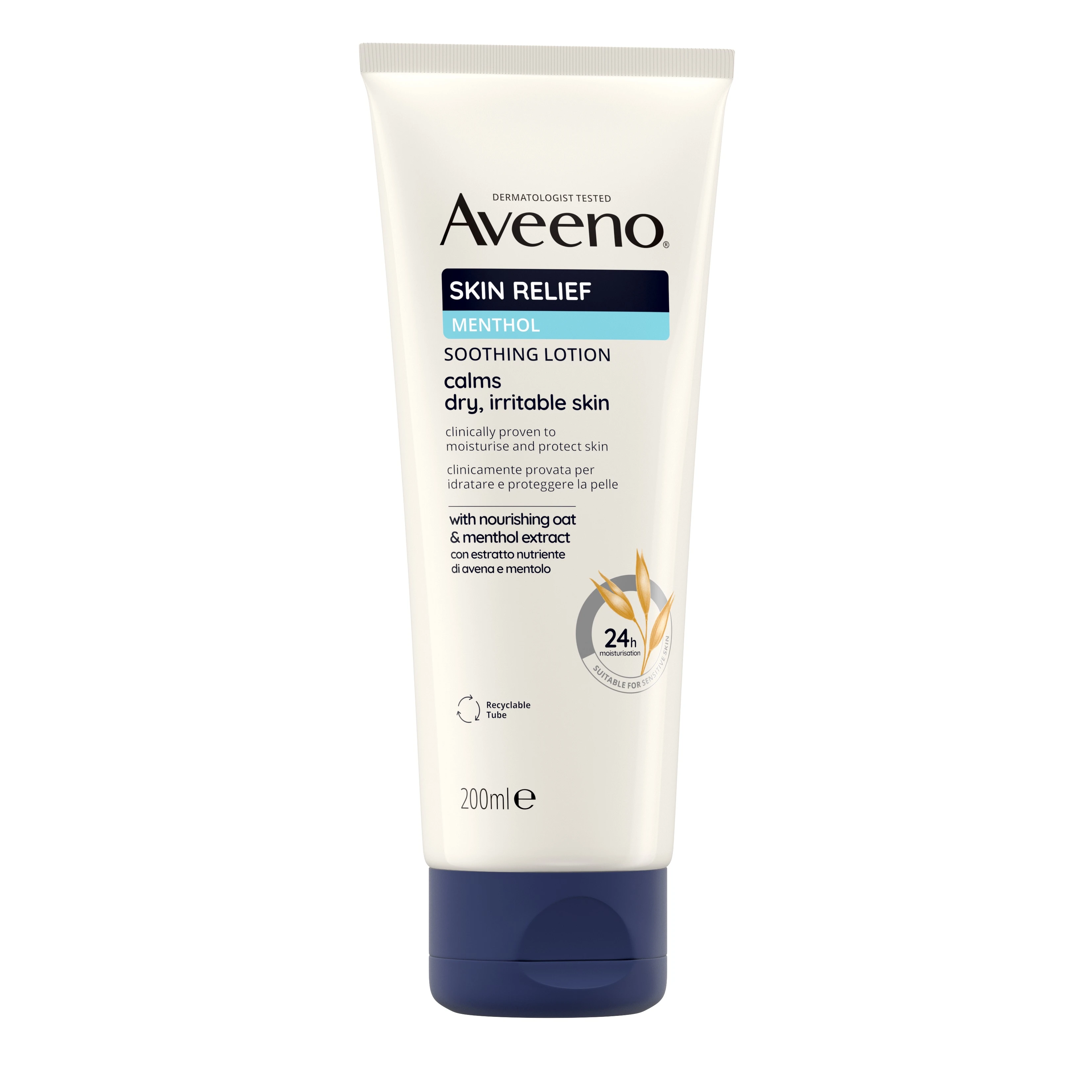 AVEENO® Skin Relief Loção Calmante com Extrato de Mentol