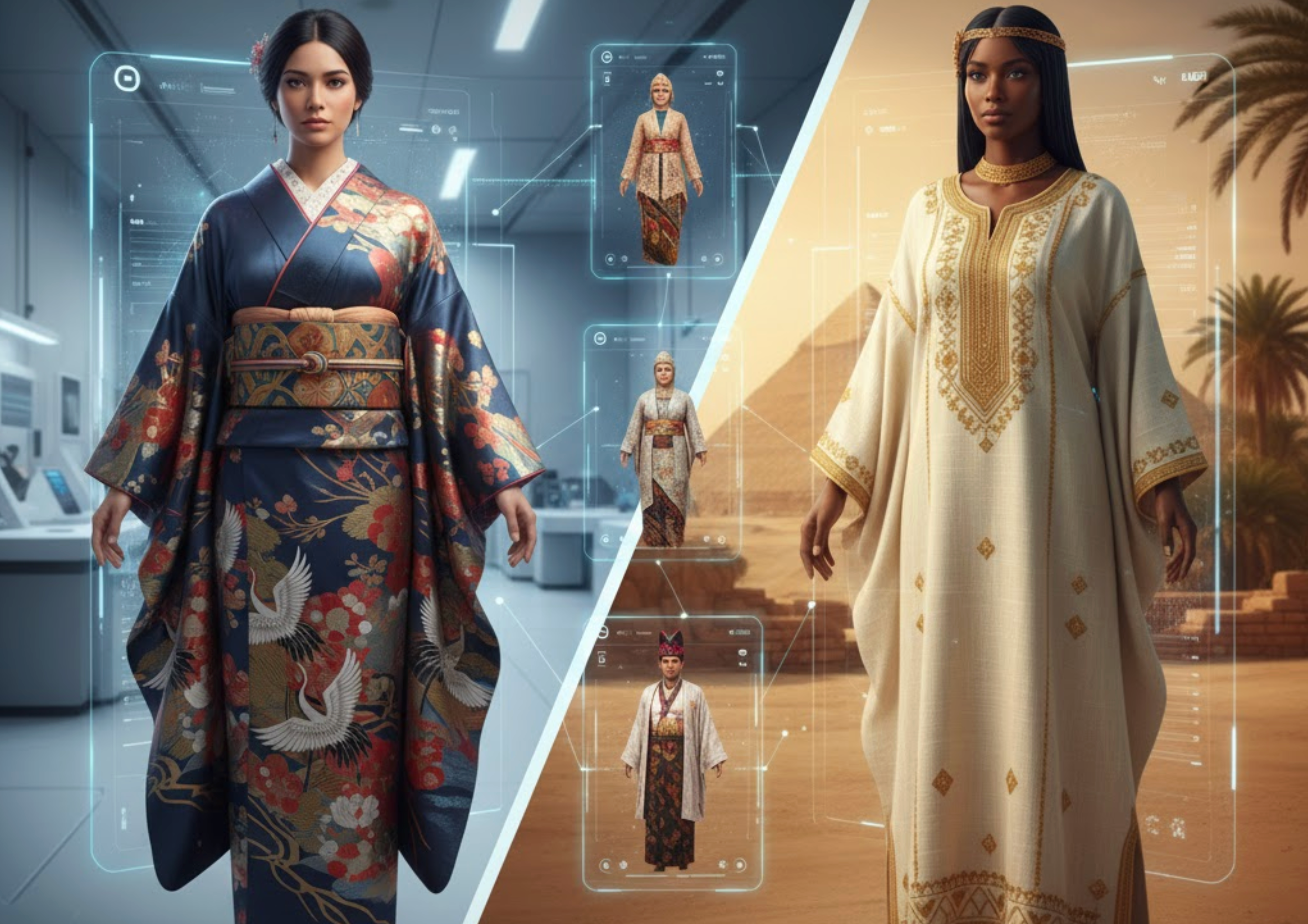 From Traditional Japanese Outfits to Egyptian Attire: How AI Try-On Celebrates Global Fashion