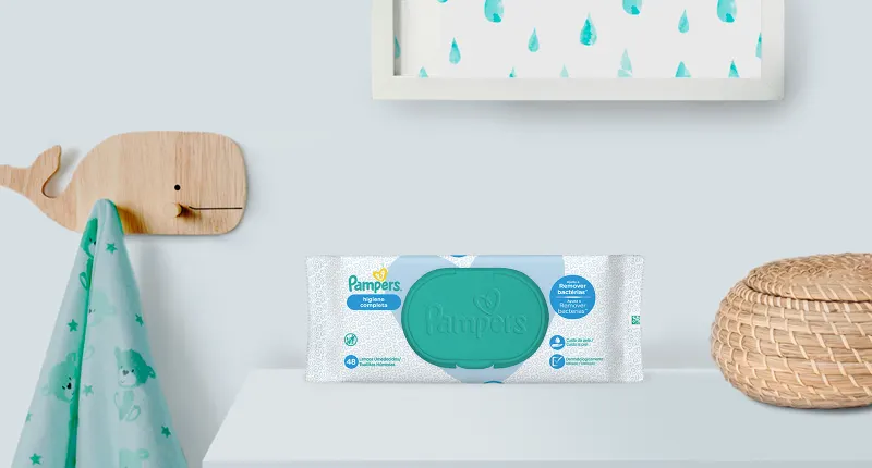 Toallitas húmedas Pampers® para higiene completa