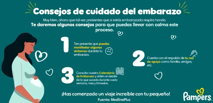 Consejos de cuidado del embarazo