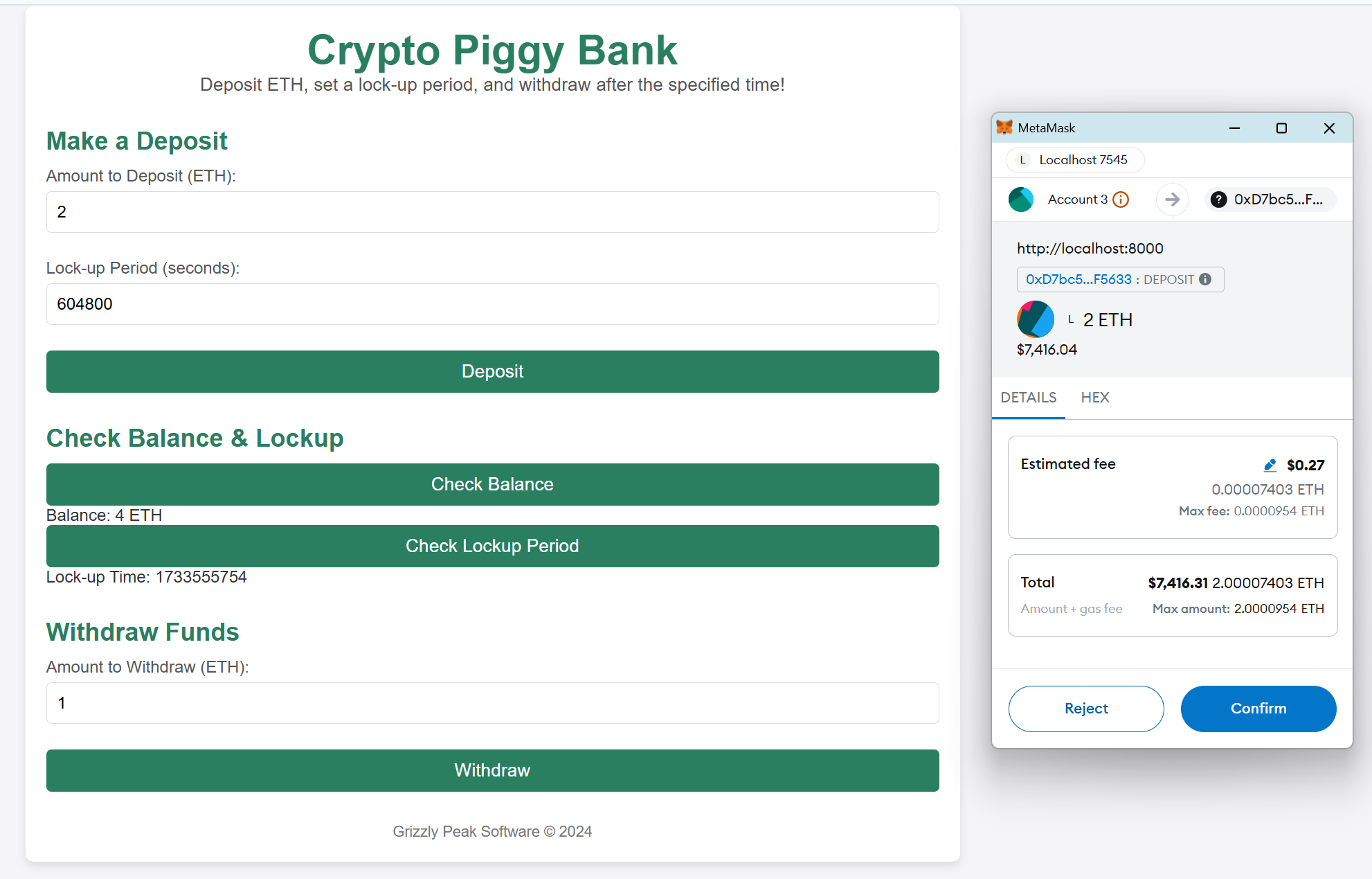 Piggy Bank Screen Shot