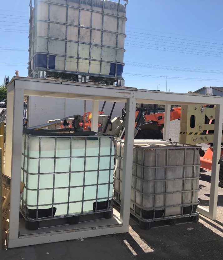 CHBG - Water filtration containers at the Albuquerque facility 