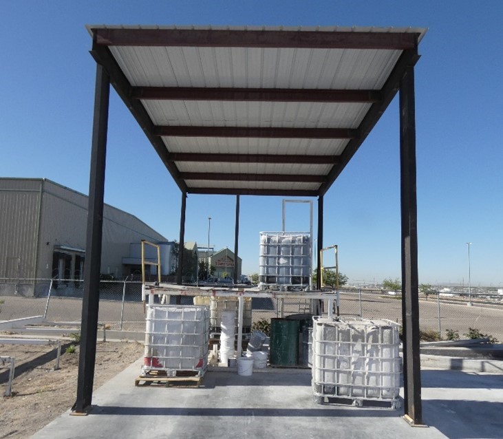Water filtration station at the Albuquerque facility 
