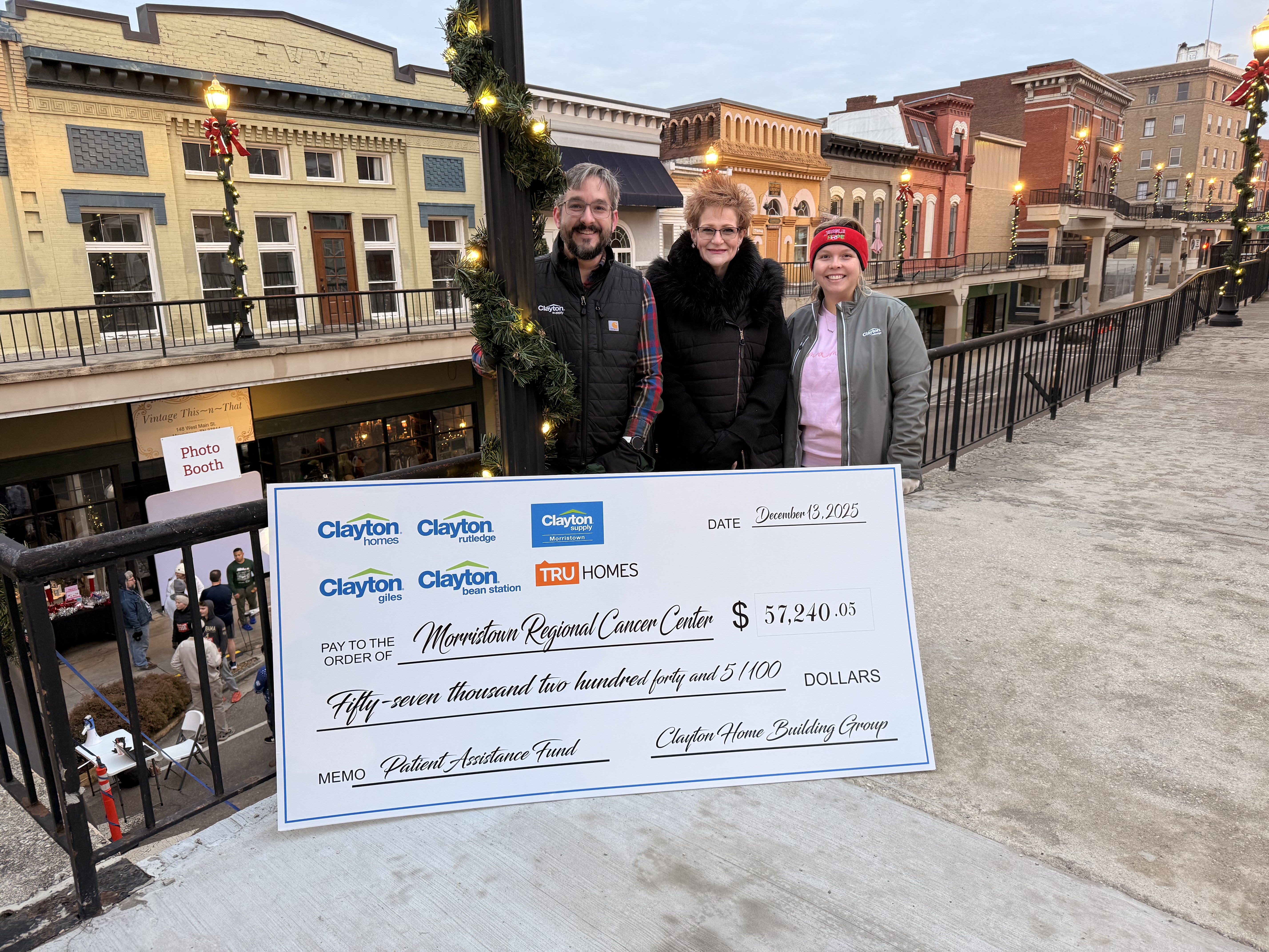 Morristown Cancer Donation 2