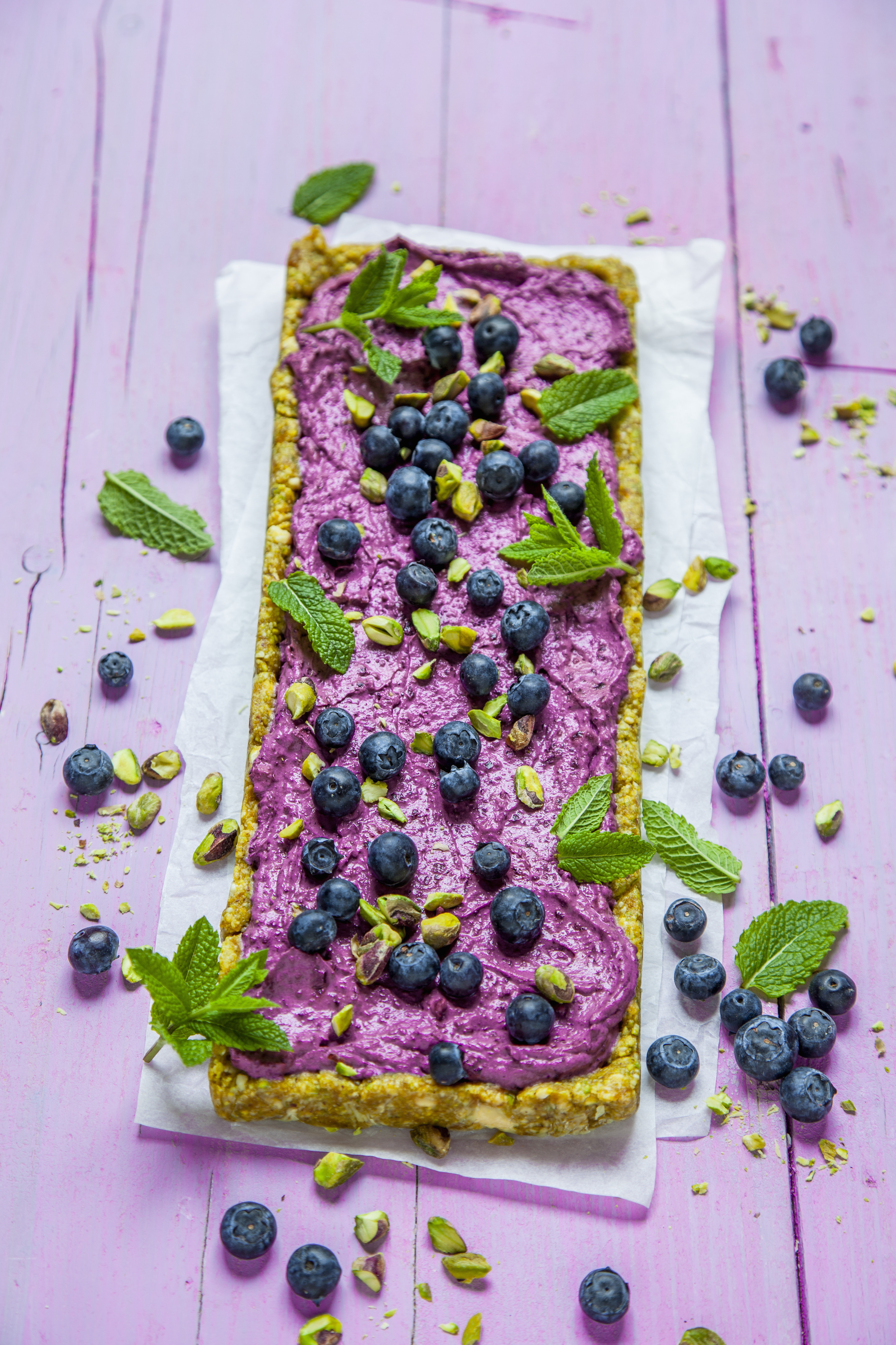 Blueberry Pistachio Cake