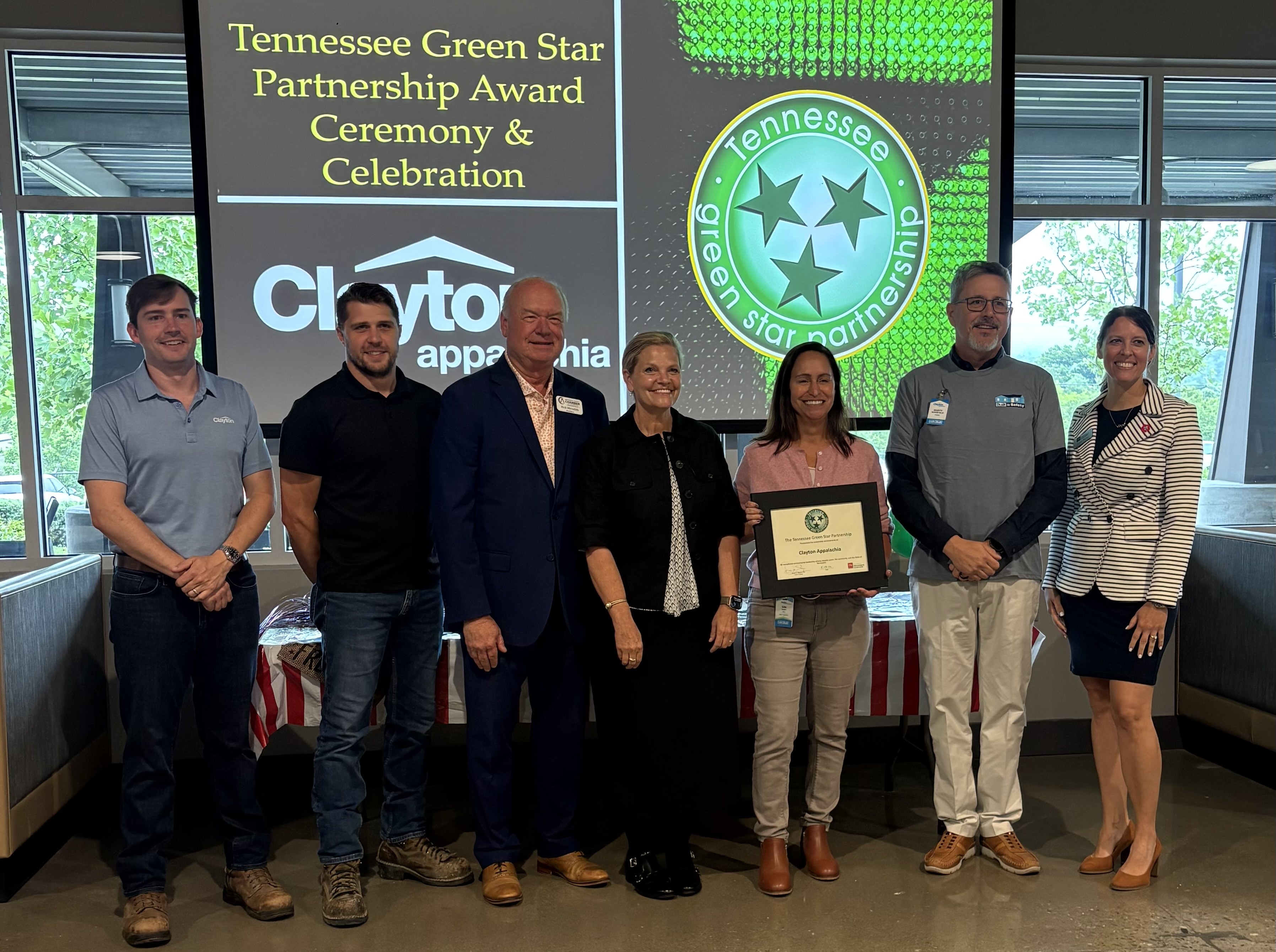 Clayton Appalachia Celebrates Tennessee Green Star Partnership
