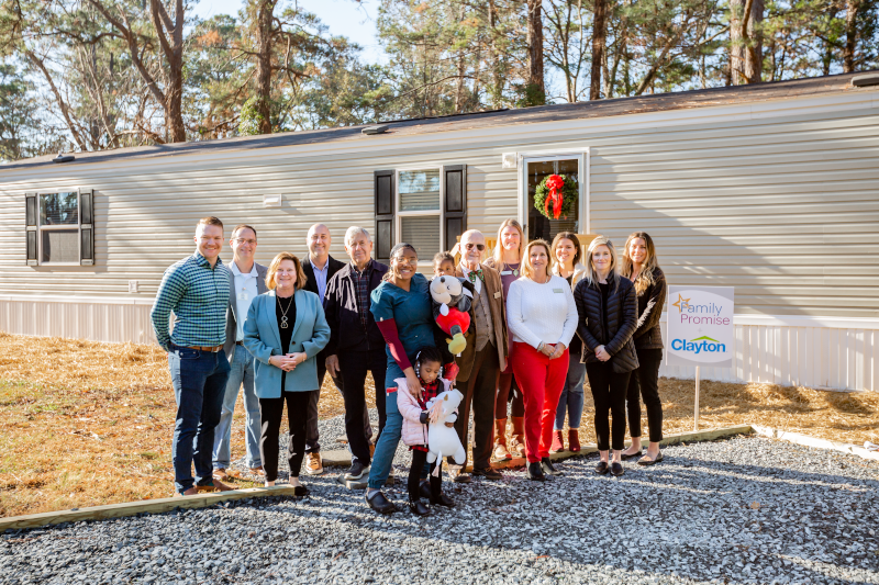 Clayton Home Building Group Clayton and Family Promise fight