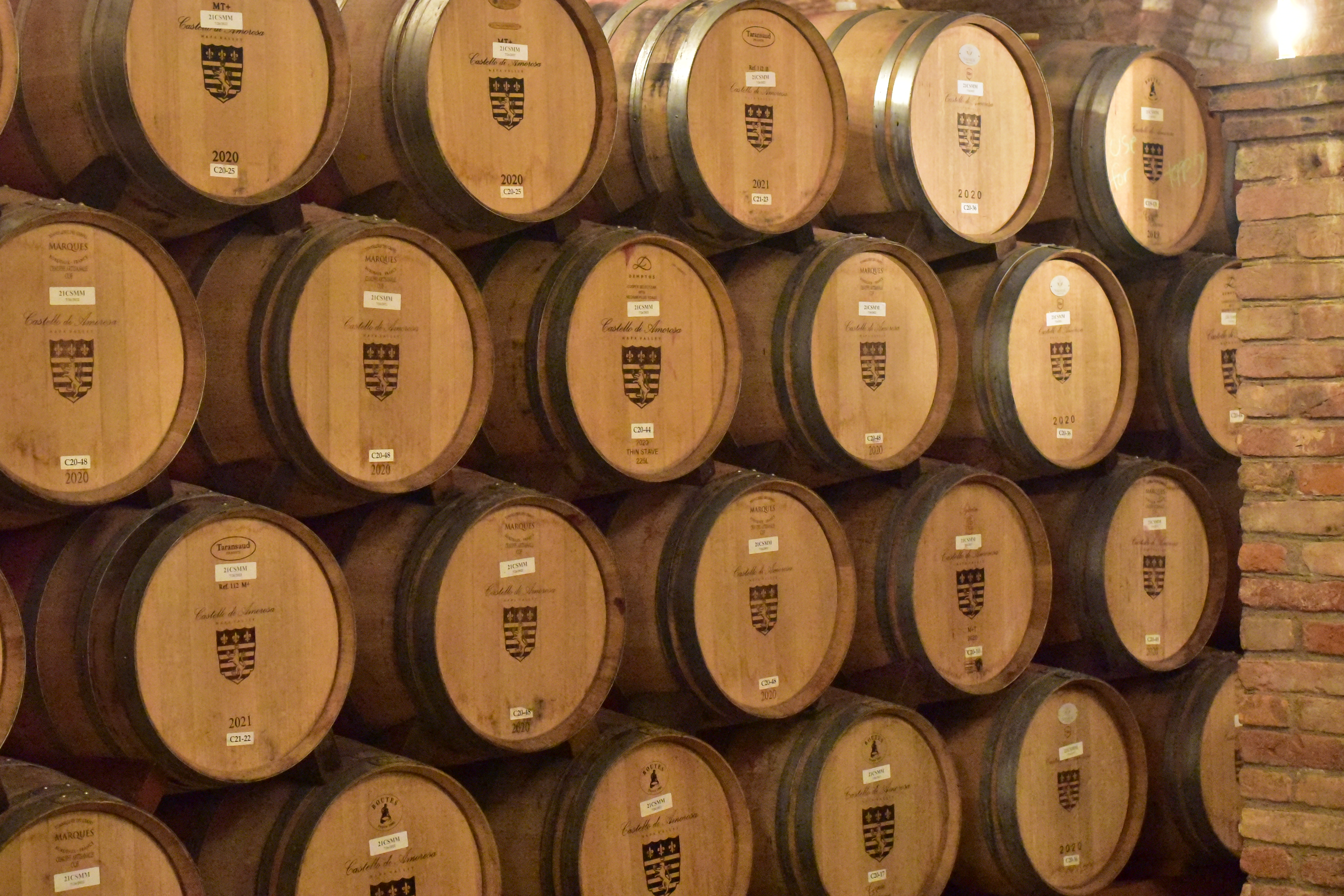 Wine barrels 