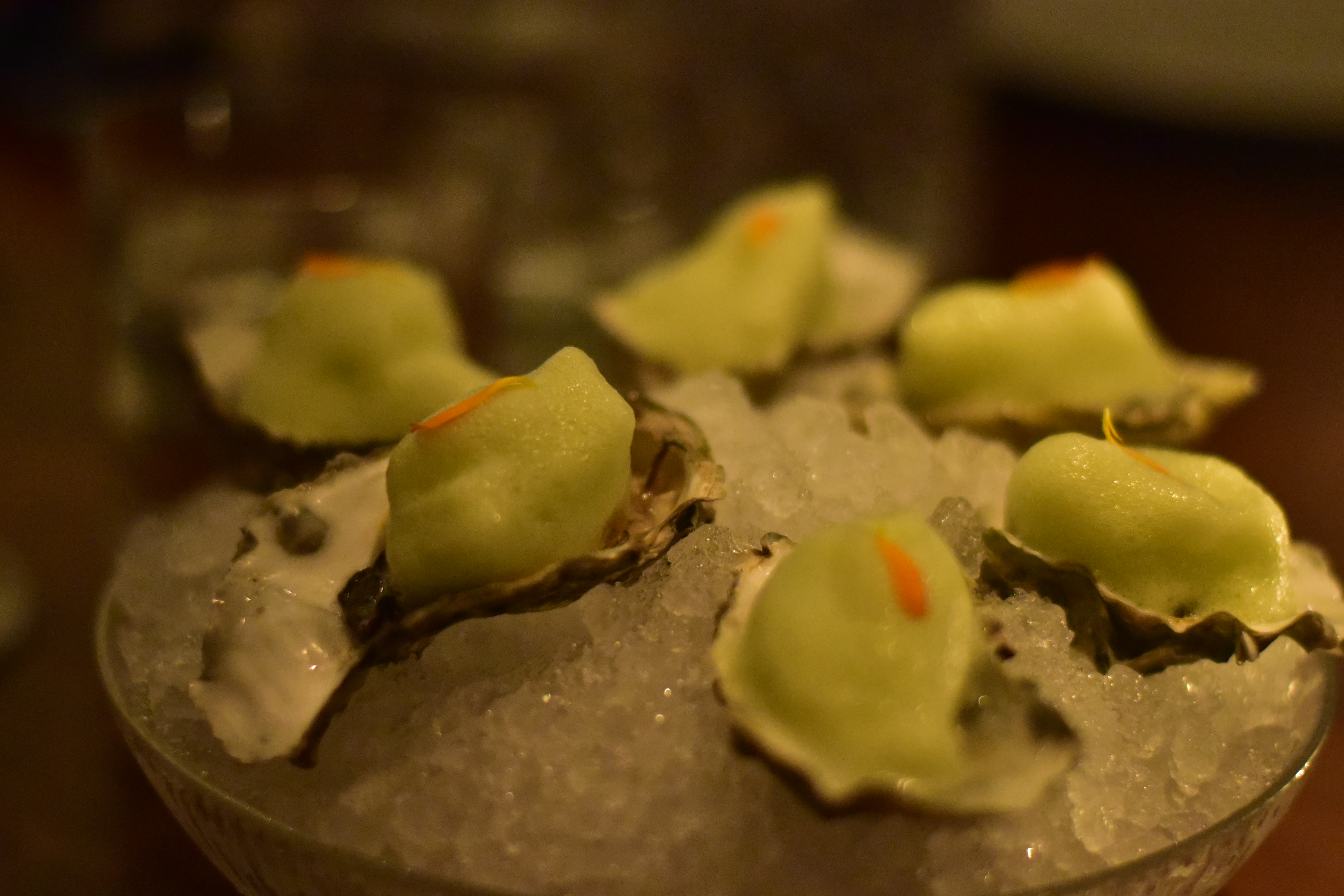 Oysters at the French Laundry 