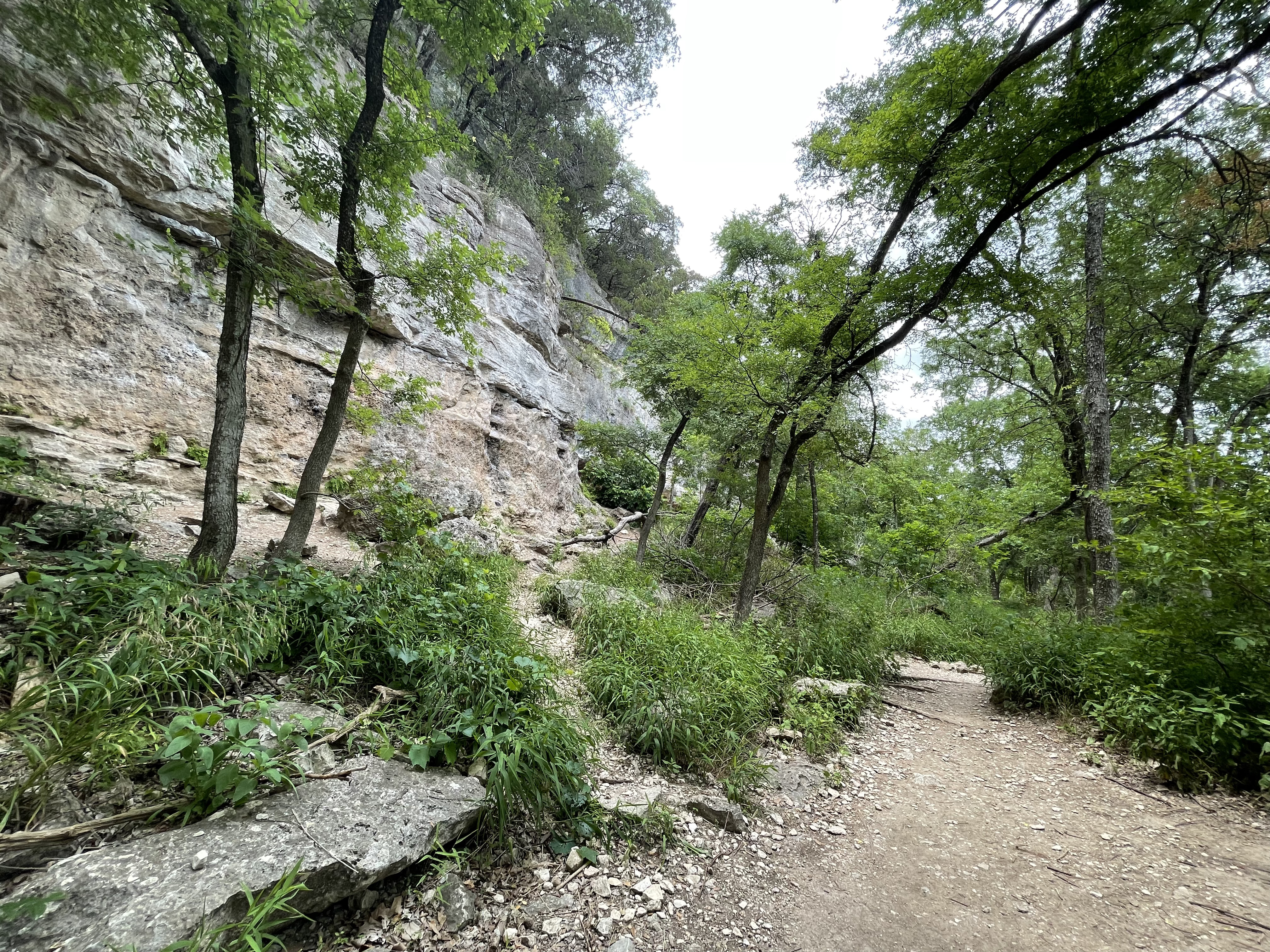 Greenbelt Trails rock walls