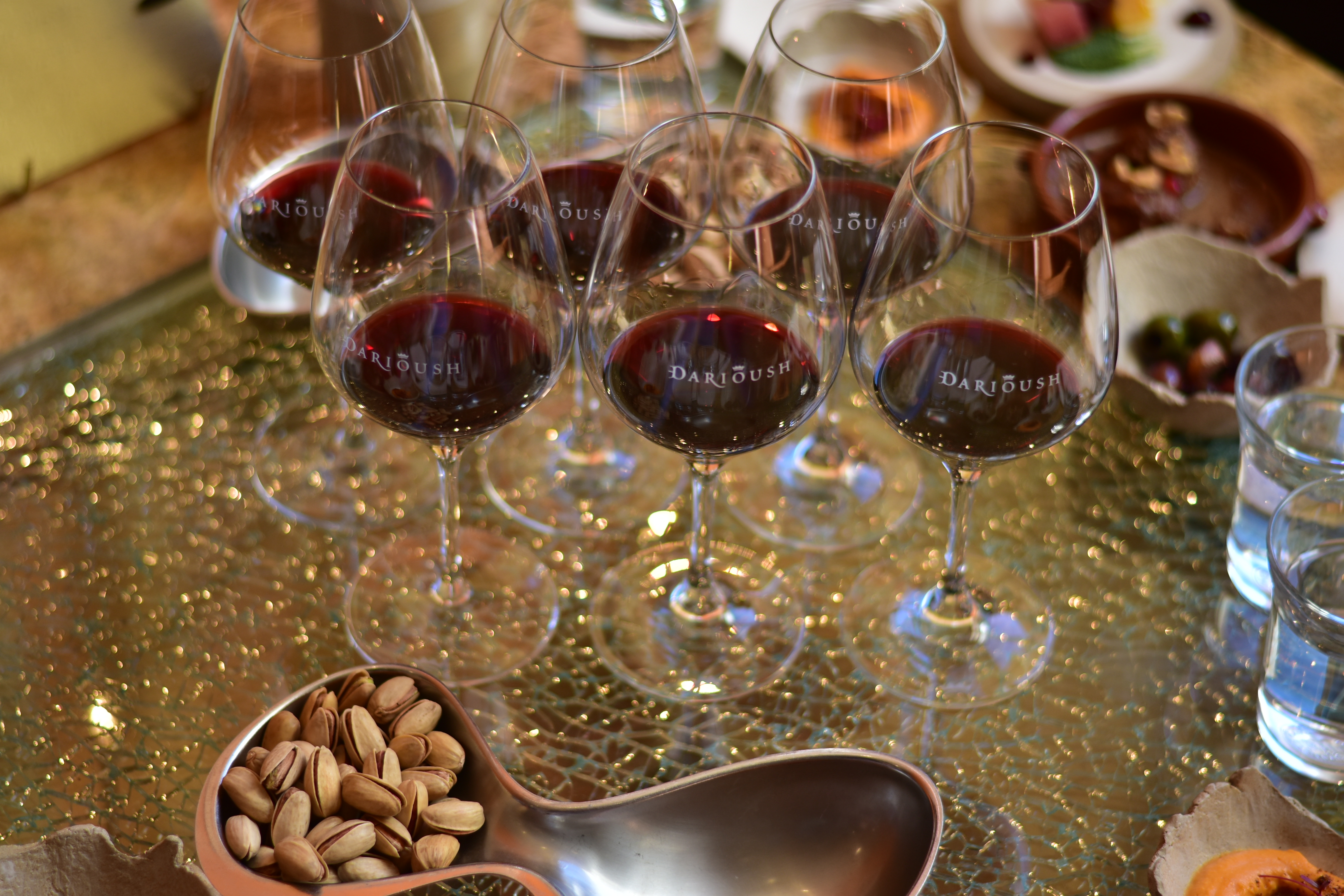 Cabernet tasting at Darioush 