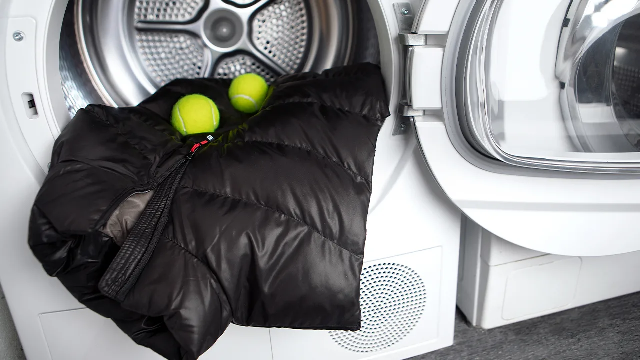 Waschmaschine Daunenjacke