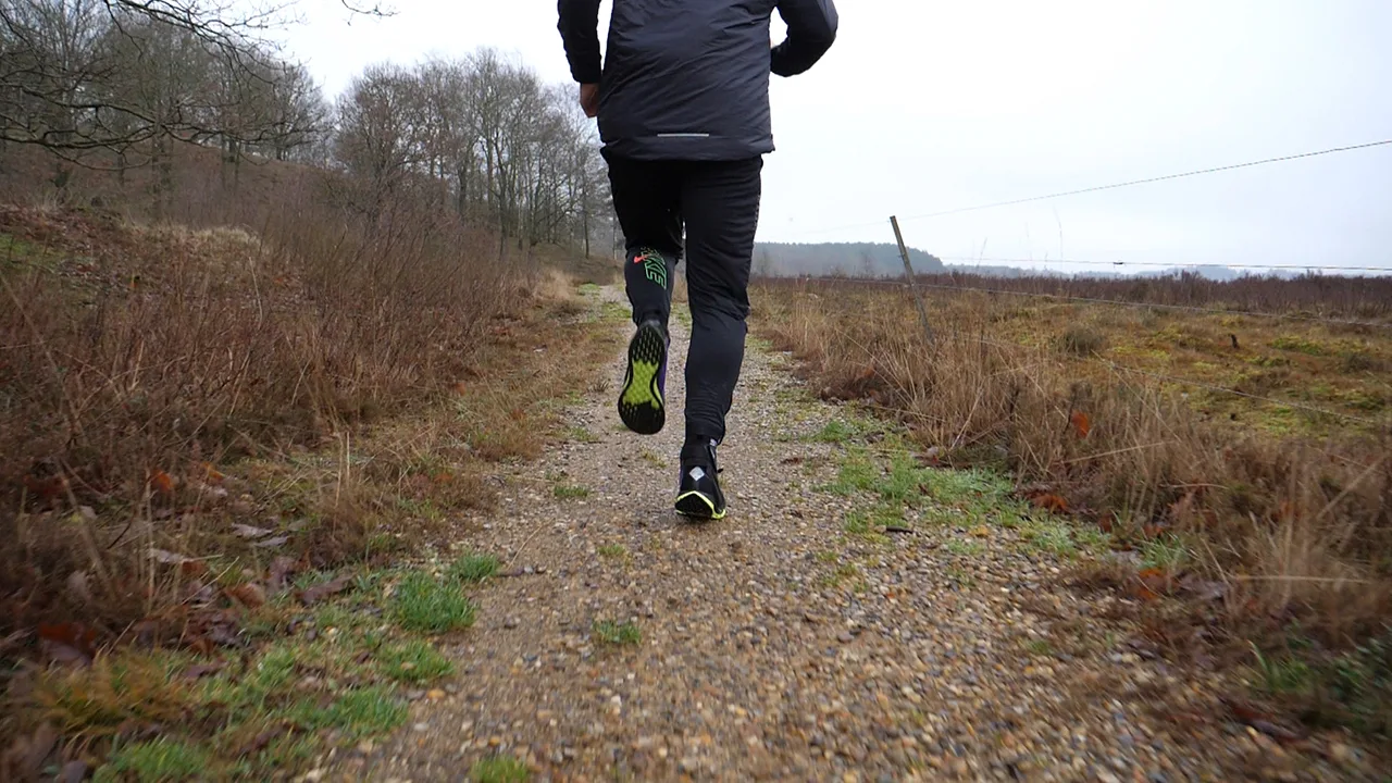 Run on gravel path