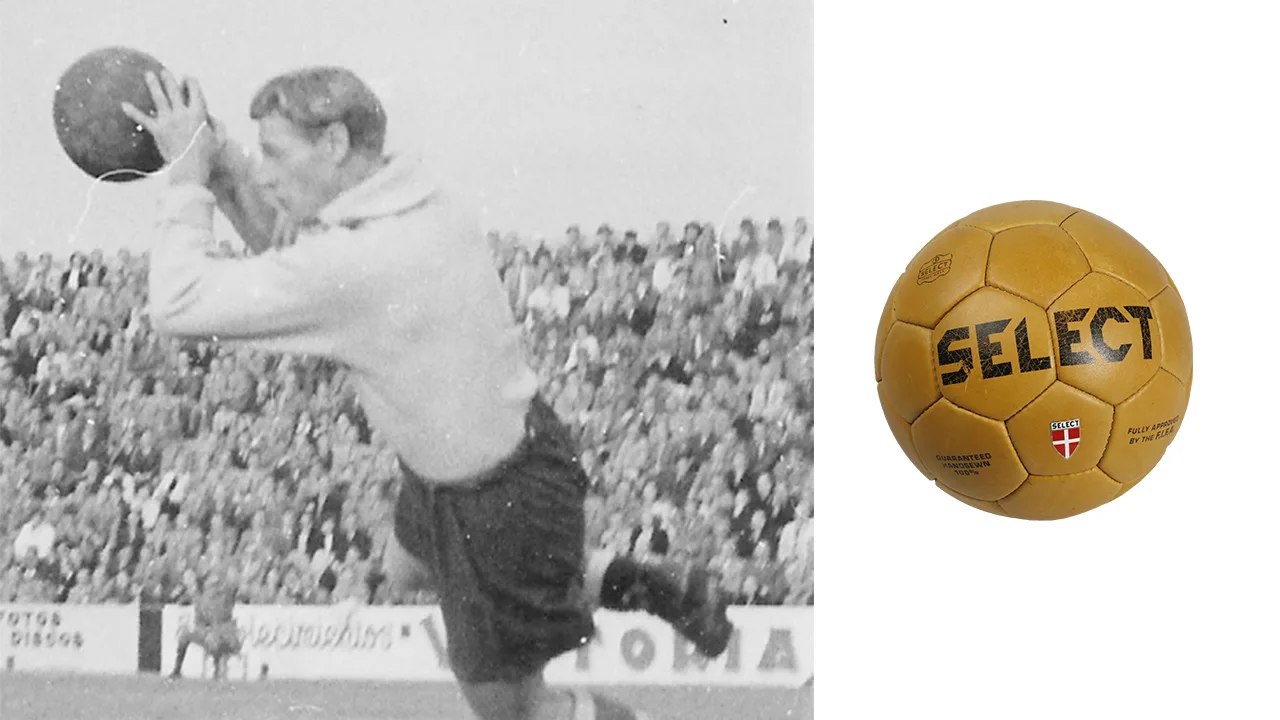 første ball med felter