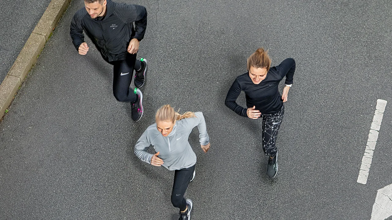 drei Läufer aus den Top