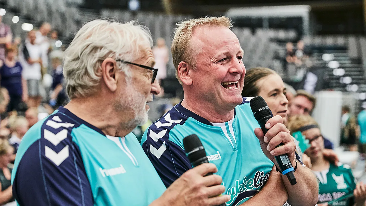 Lykkeliga Jan Gintberg und Niels Haugaard