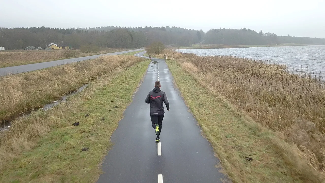 Lauf-Schulungsleitfaden von hinten