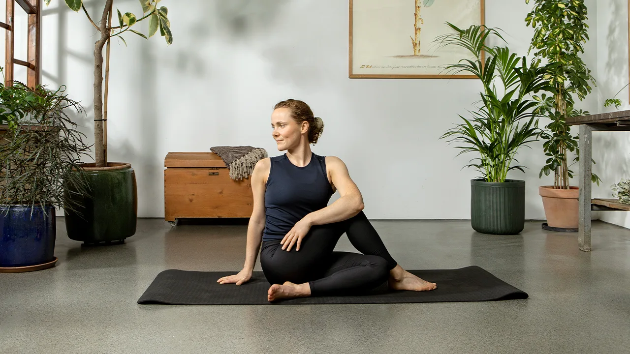 Yoga seated exercise