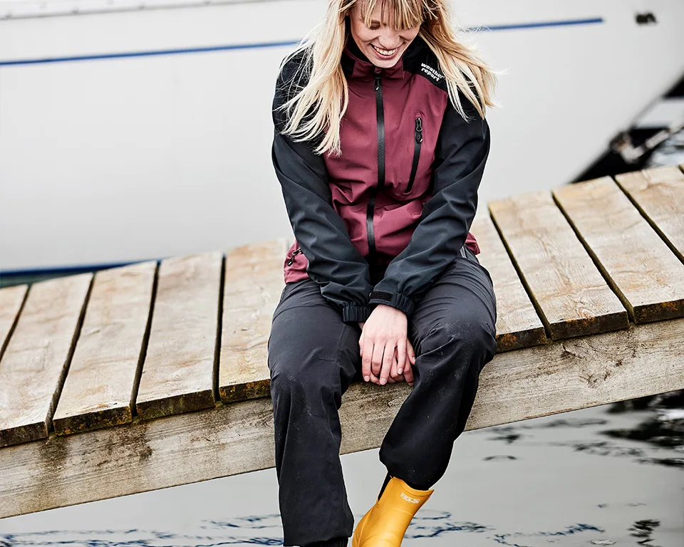 Sitting on a badebrygge