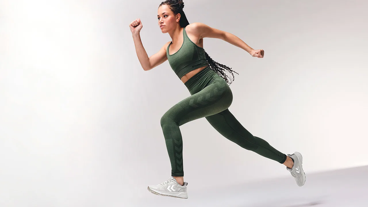 Hummel tights grøn