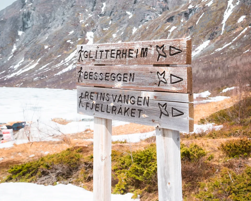Bergwandeling ondertekenen