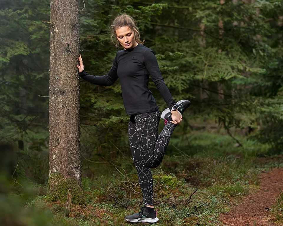 Löpning Tränings Stretching