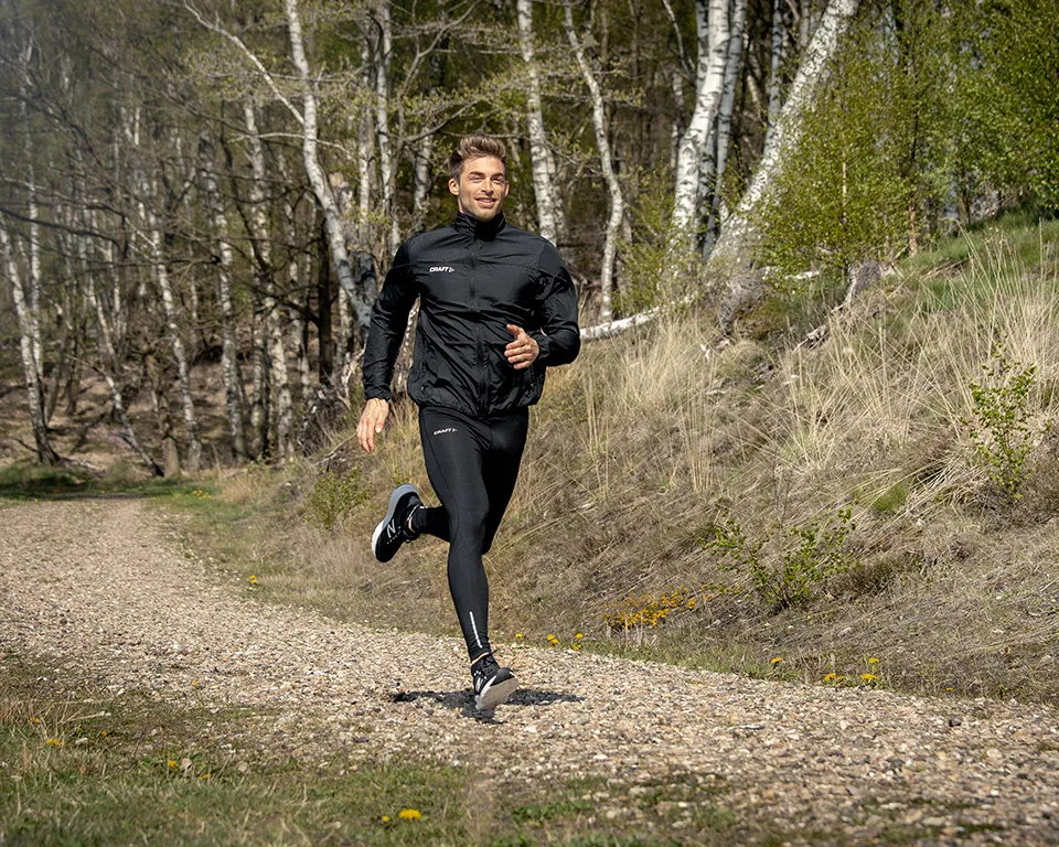 Mikkel klar til å løpe