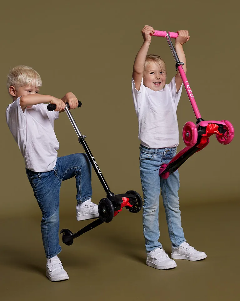 Kinderen skaten