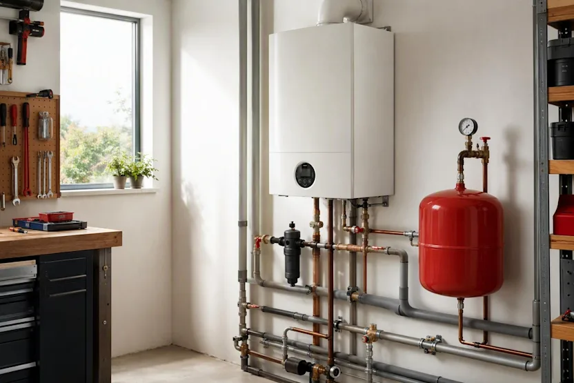 Poser un vase d'expansion de chauffage : emplacement, raccordement et réglages