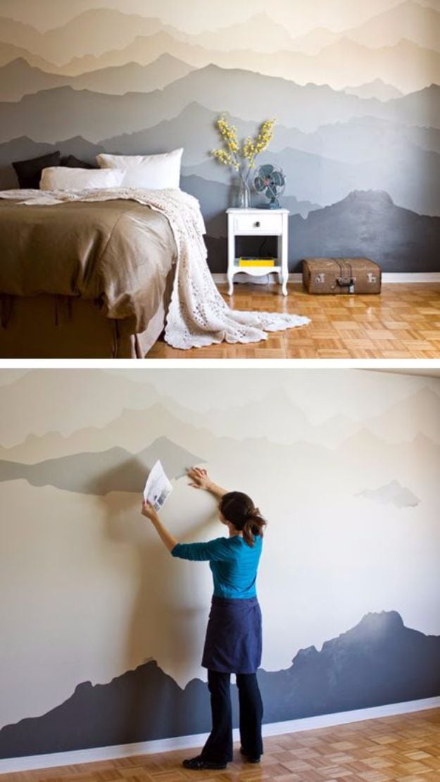 Incredible DIY feature wall paint ideas