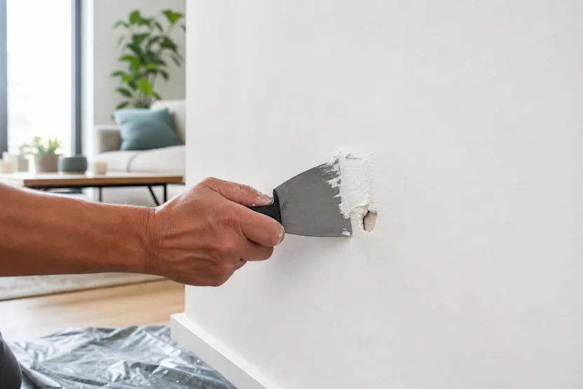 Utiliser un enduit de rebouchage : les bons gestes pour réparer un mur proprement