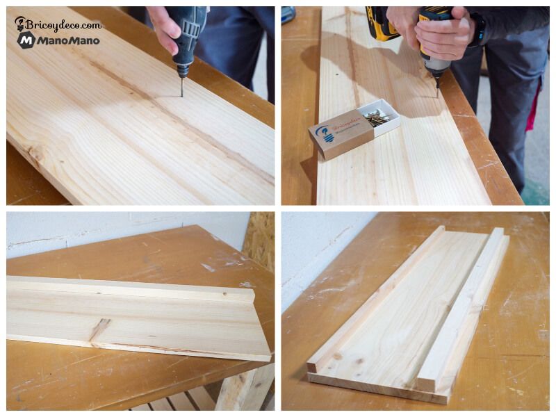 Assemblare i lati del letto