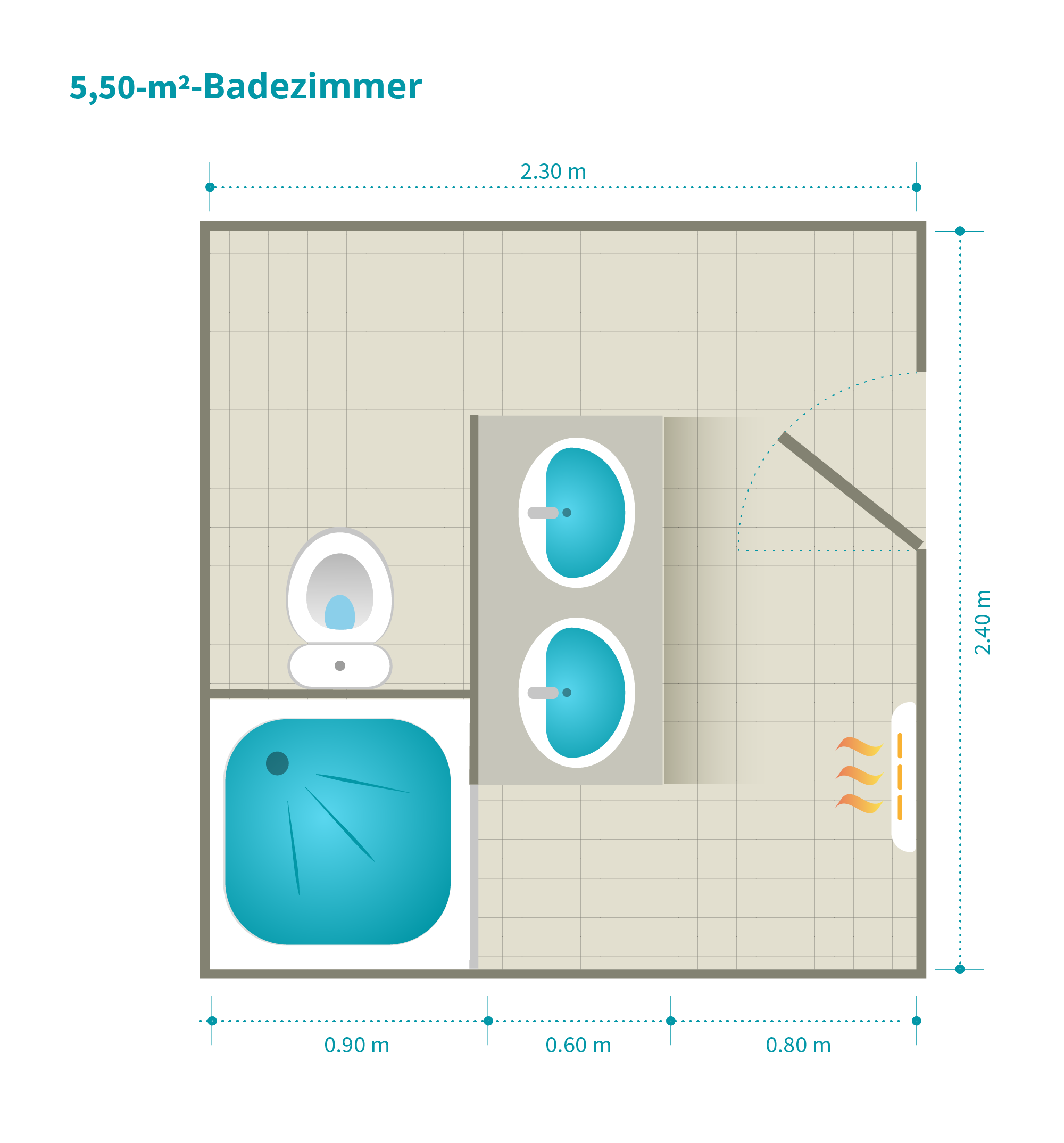 bad einrichten: ideen für 10 bad-grundrisse