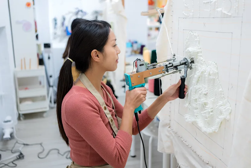 Tendance tufting : tout savoir sur cette toile DIY !