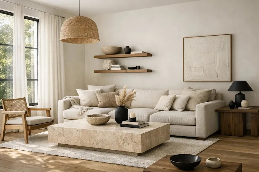 Écru en décoration : une base douce et lumineuse à bien associer