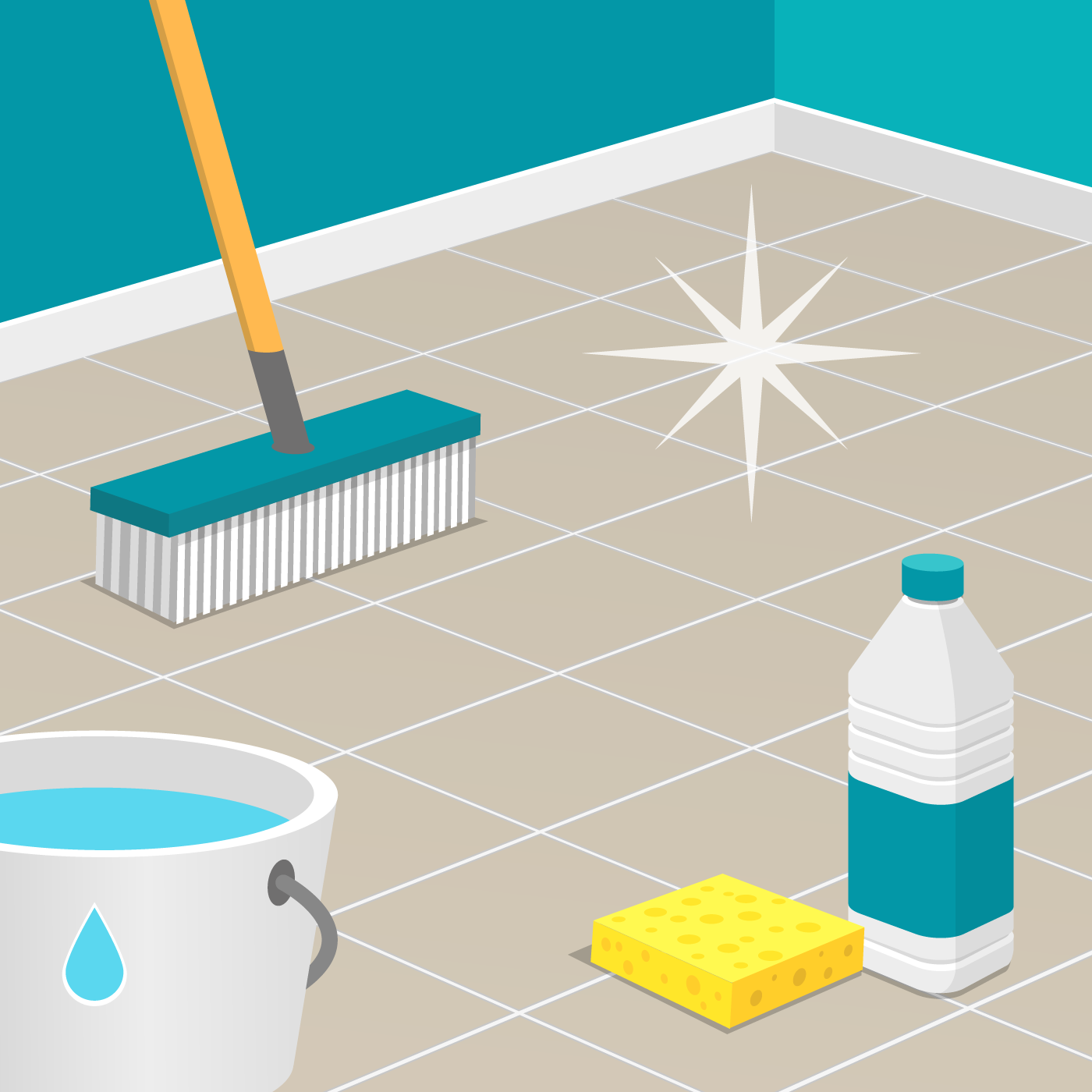 Cómo pintar el suelo de un baño?