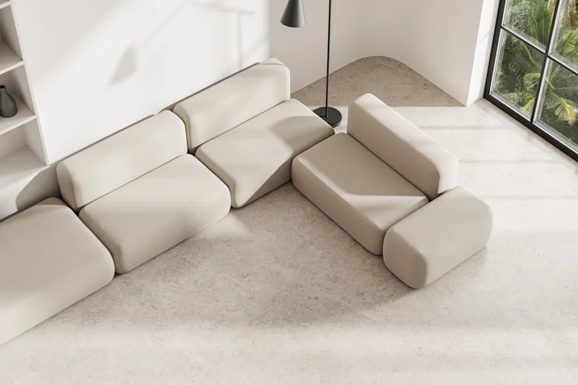 Pourquoi le canapé modulaire est devenu la star des petits espaces en 2026 ?
