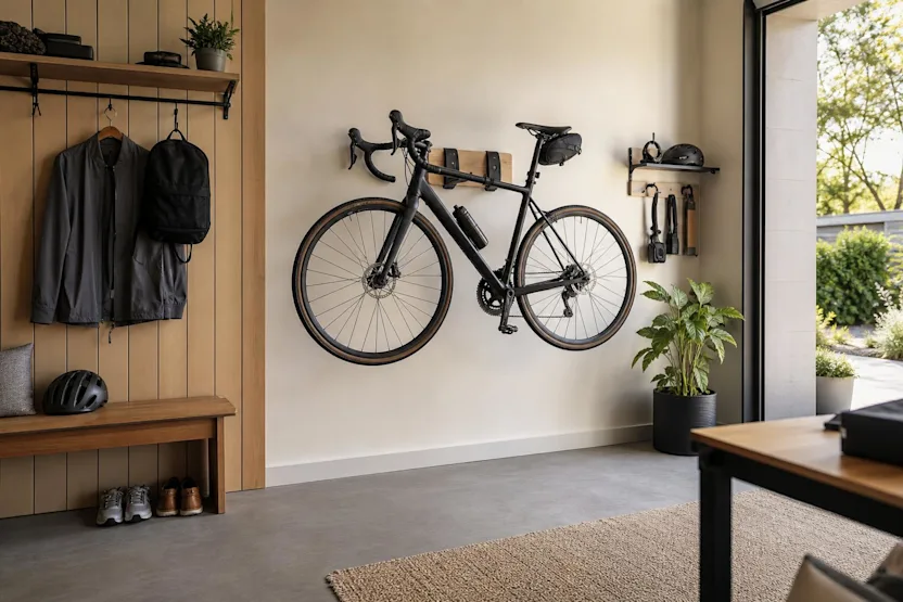Porte-vélo mural : quel support choisir et comment le fixer sans risque