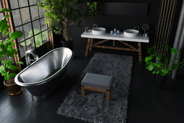 Bagno nero: idee per arredarlo