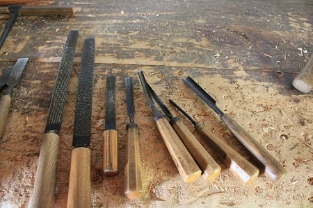 Herramientas de Ebanisteria, Esofinas y codillos para madera