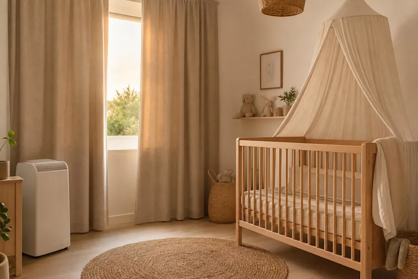 Peut-on utiliser un climatiseur dans la chambre de bébé ?