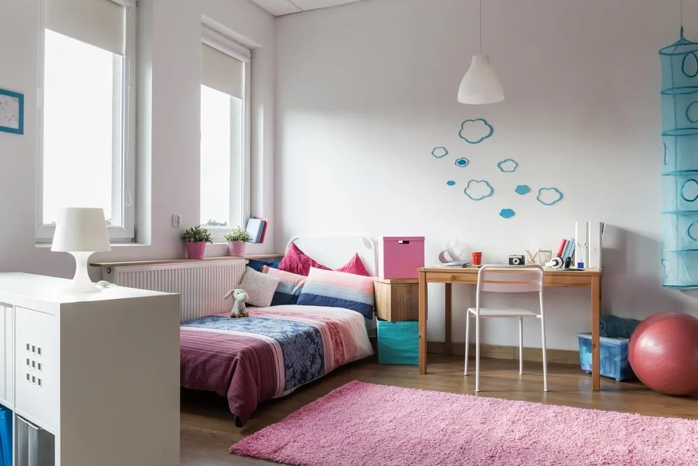 Ensemble Chambre Enfant Erbesi 4 Pièces - Armoire + Commode - Multicolore - Occasion