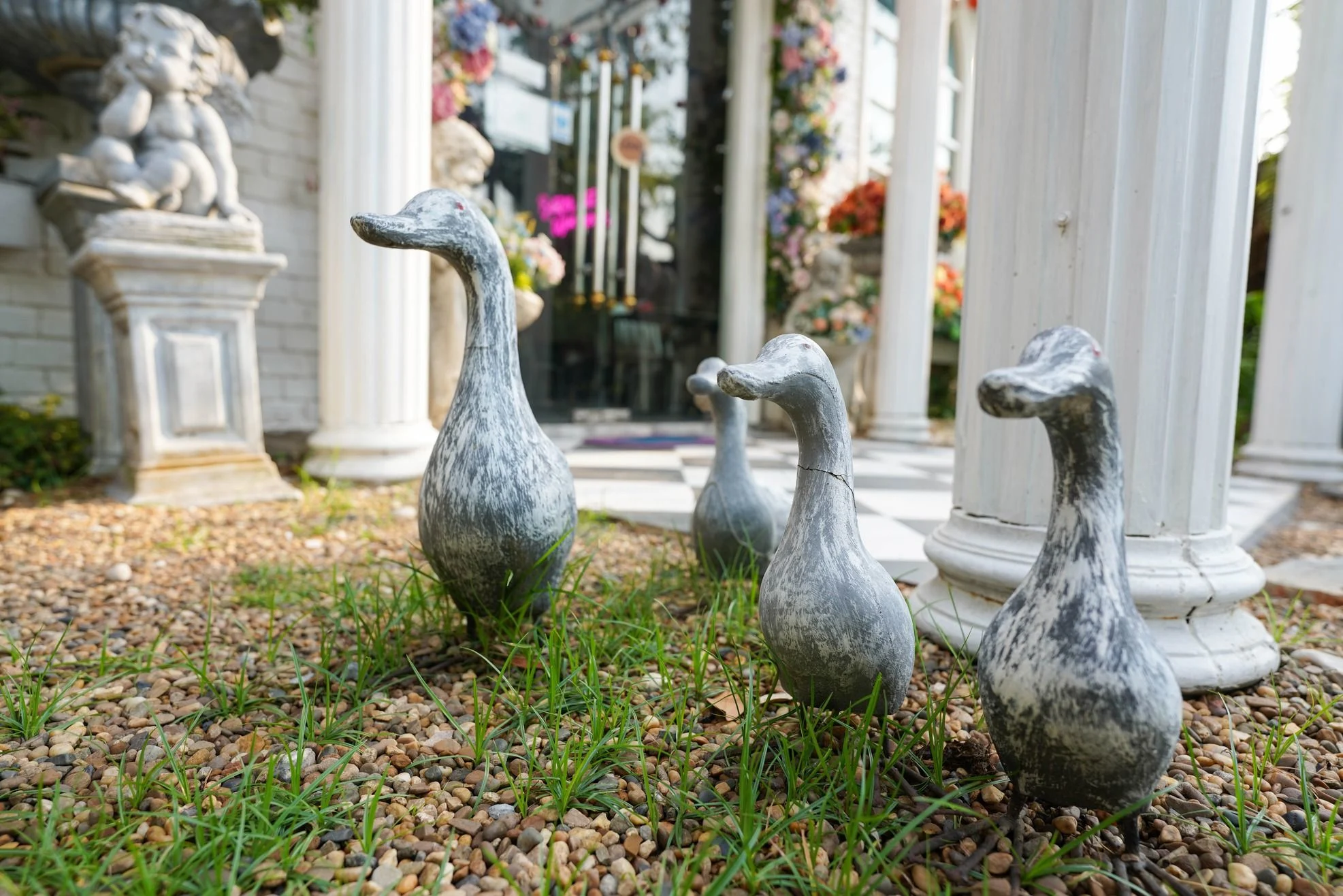 Ornamenti da giardino in metallo immagini e fotografie stock ad alta risoluzione