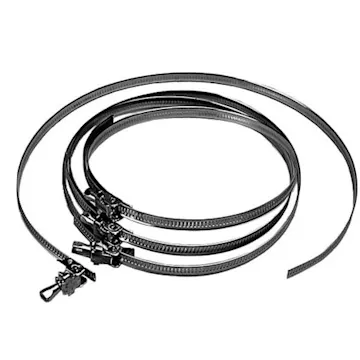 Fascette Stringitubo In Acciaio Inox 304 - Confezione Da 8 Pezzi Fascette Metalliche A Vite