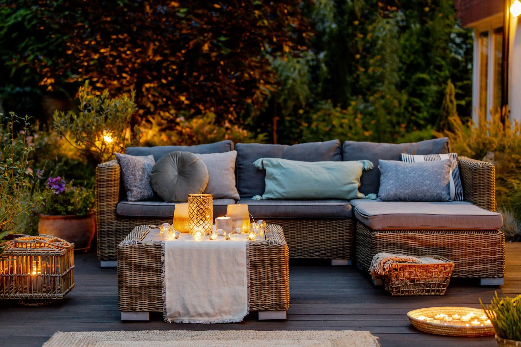 Eine Garten-Sitzecke gestalten: So geht's